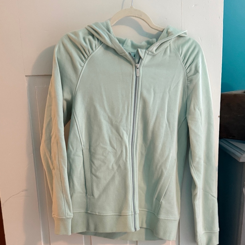 lululemon athletica Light Mint Green Full‑Zip Hoodie